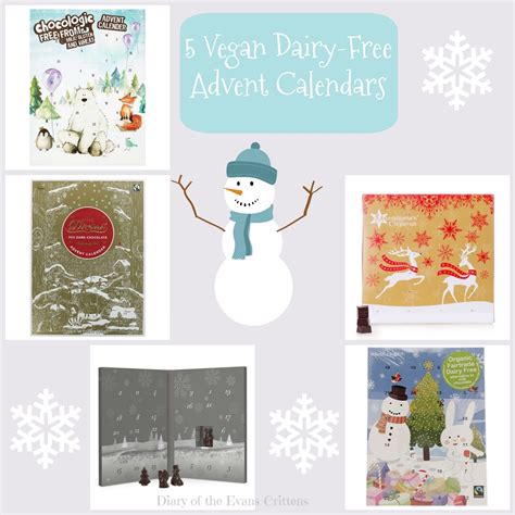 Christmas: 5 Vegan Dairy Free Advent Calendars + a Giveaway - Diary of