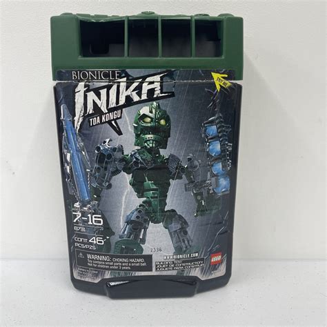 LEGO Bionicle Inika Toa Kongu 8731 CONTAINER ONLY NO LEGO OR