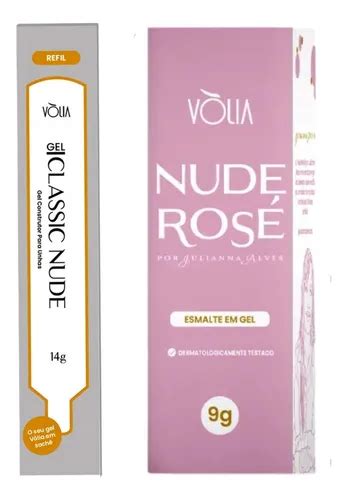 Kit Vólia Gel Classic Nude Esmalte Em Gel Cores A Escolher MercadoLivre