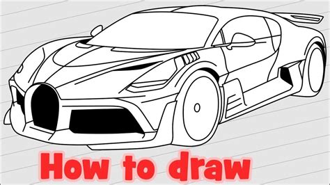 Bugatti Divo Coloring Pages