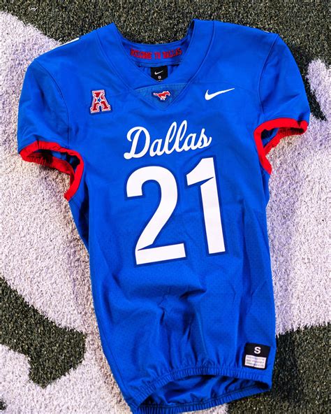 SMU Blue Dallas Jersey — UNISWAG