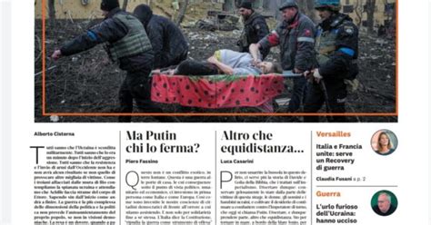 Quotidiano Dell 11 Marzo 2022 Il Riformista