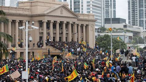 In Pics How Protesters Stormed Sri Lanka President Gotabaya Rajapaksa