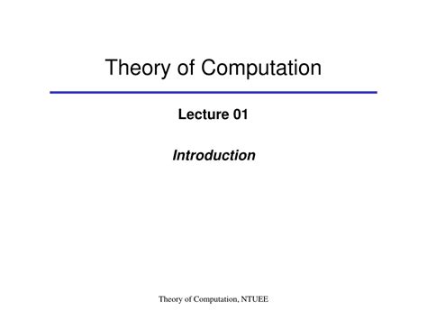 Ppt Theory Of Computation And Formal Languages Powerpoint Presentation Id9090844