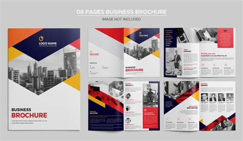 08-pages-business-brochure-template | PSD Free Download - Pikbest