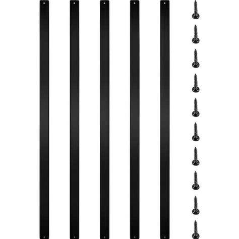 VEVOR 29.5 in. x 1 in. Deck Balusters Staircase Baluster Aluminum Alloy ...