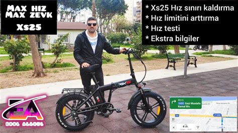 Xs25 Elektrikli Bisiklet Hız arttırma, hız sınırı kaldırılması videosu ...