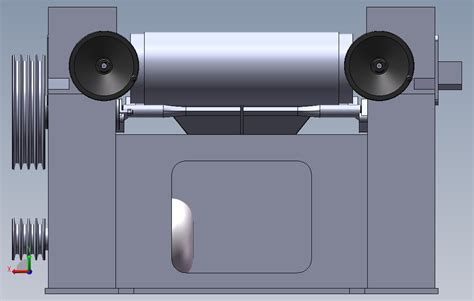 S260三辊研磨机sw15可编辑 Solidworks 2015 模型图纸下载 懒石网