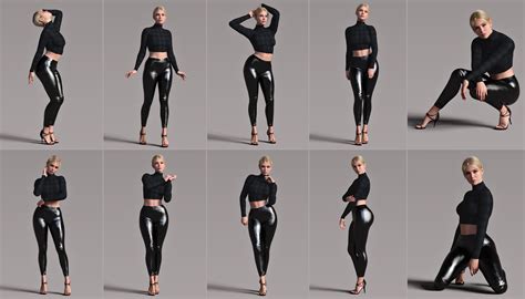 Z Ultimate Model Pose Mega Set For Genesis 8 Female And Genesis 9 Daz 3d