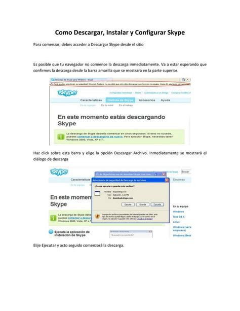 Como Instalar Skype PDF