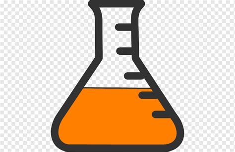 Пробирка Science Пробирка Химия, Кислота с, текст, оранжевый ...