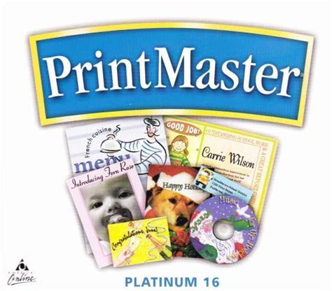 Printmaster 16 Platinum Pc Cd Creative Desktop Projects Cards