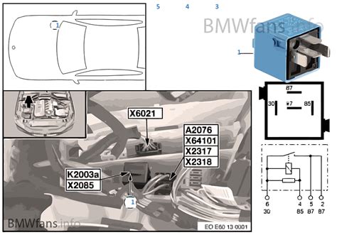 Relay DDE K2003a BMW 5 E61 525d M57N Europe