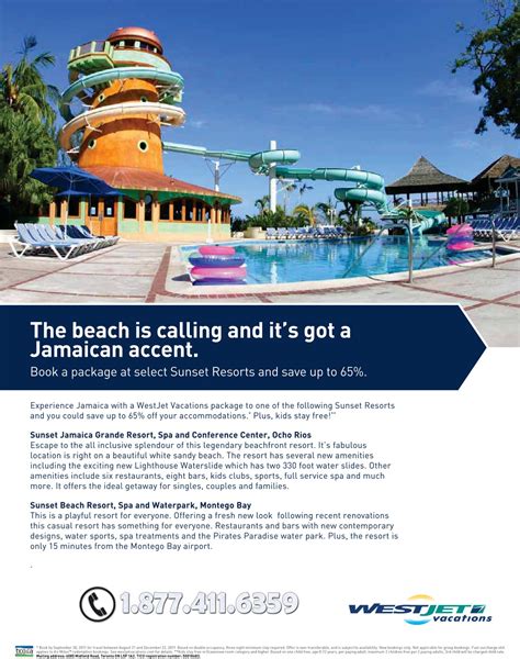 411 travelbuys Blog: 411travelbuys.ca: Westjet Vacations Jamaican