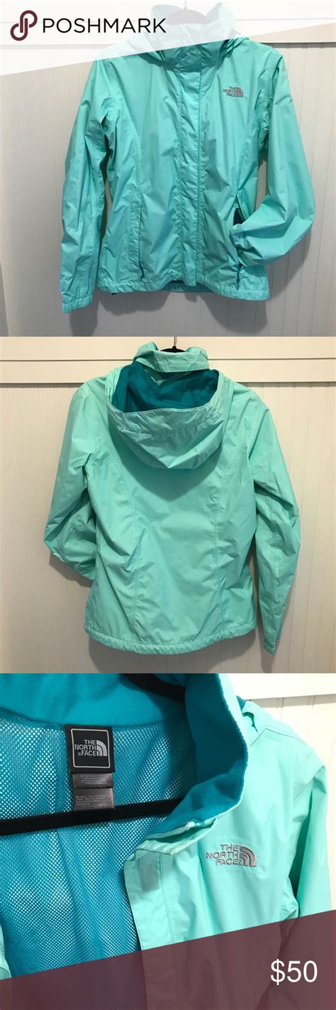 The North Face Mint Green Hyvent Jacket North Face Hyvent Jacket