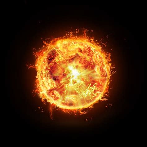 Burning sun stock illustration. Illustration of energy - 15652103