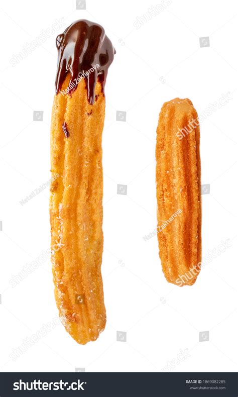 Churro Isolated On White Background Traditional Stock Photo Edit Now