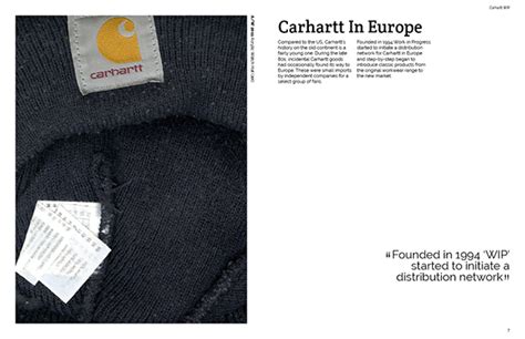 Carhartt WIP Brand Book Behance