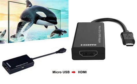 Mhl Micro Usb To Hdmi Cable Adapter Mhl 5pin Phone To Hdmi