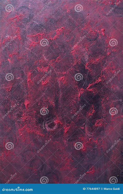 Red Chalk Dust Stock Image Image Of Chalk Material 77644897