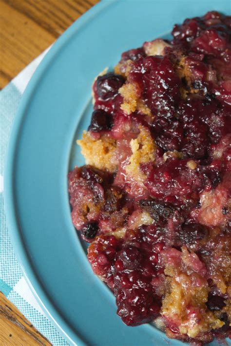 Mixed Berry Crock Pot Dump Cake You Brew My Tea