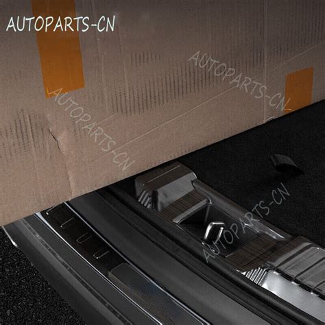 For Honda Cr V Black Titanium Rear Bumper Sill Plate