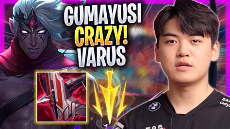 Gumayusi Crazy Game With Varus T Gumayusi Plays Varus Adc Vs Jhin