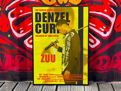 Denzel Curry Zuu Album Cover Poster Myfac Etsy