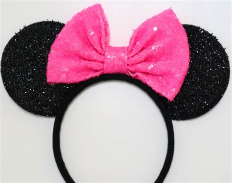 Pink Minnie Mouse Ears Pink Disney Ears Pink Minnie Ears | Etsy