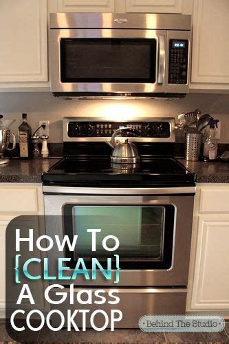 How To Clean Your Glass Cooktop With Baking Soda Dishsoap And Hot Soapy