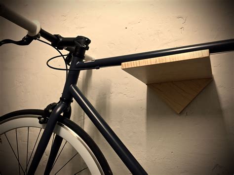 Burnside Bike Rack Is Simple Modern Bike Storage Wood Bike Shelf Made