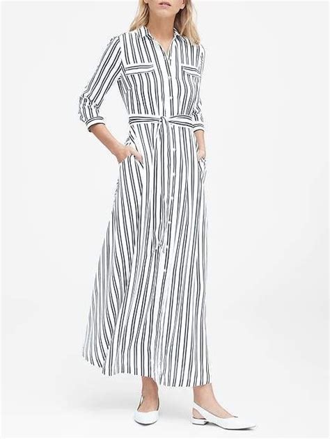 Banana Republic Striped Maxi Dress Ppgbbe Intranet Biologia Ufrj Br