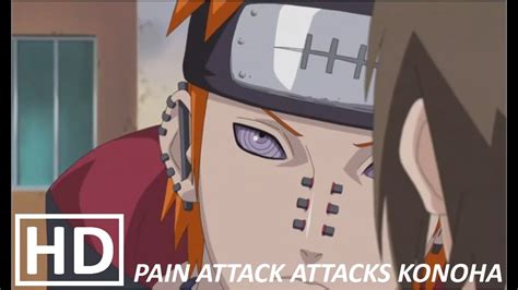 Naruto Shippuuden Pain Attacks Konoha Youtube