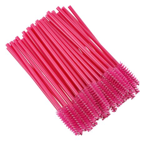 Dengmore 50pcs Disposable Mini Eyelash Eyelash Makeup Brush Mascara Wands Applicator