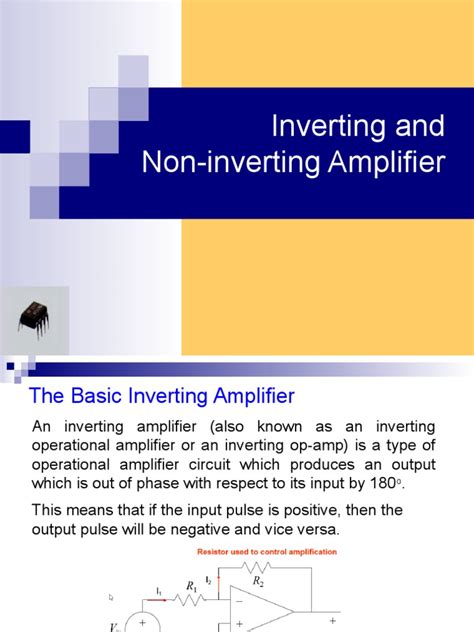 Lecture 2 - Inverting and Non-Inverting Amplifiers | PDF | Amplifier ...