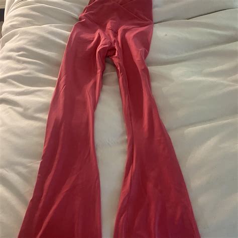 Hot Pink Aerie Flare Leggings Never Worn Depop