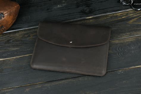 Кожаный чехол для MacBook Дизайн №35, натуральная Винтажная кожа, цвет ...