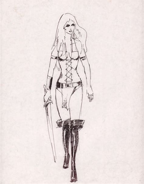 Comic Art For Sale From Anthony S Comicbook Art Full Figure Red Sonja