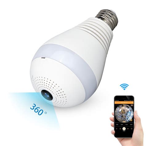 Camera WiFi Light Bulb Home Security Hidden Spy: Amazon.co.uk: Camera ...