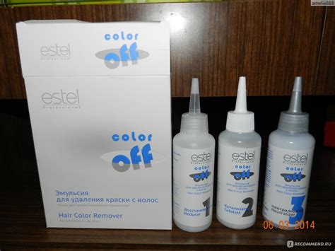 Эмульсия для удаления стойких красок с волос Estel Color Off ...