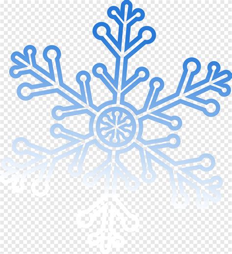 Снежинка, Красивая голубая снежинка, синий, белый png | PNGEgg