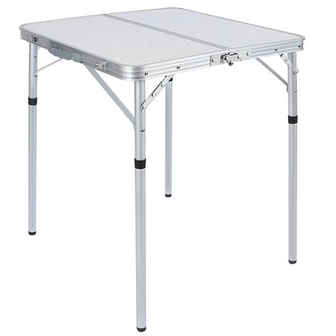 Redcamp Small Square Folding Table 2 Foot Portable Aluminum Camping