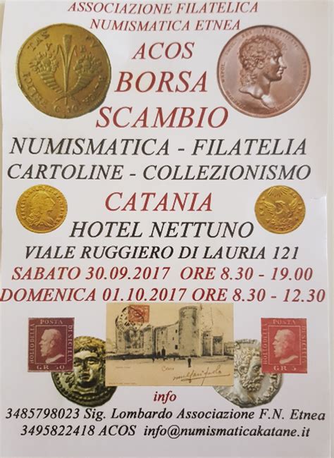 Borsa Scambio A Catania Settembre E Ottobre Panorama Numismatico