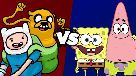 Mugen Battle Finn Jake Vs Spongebob Patrick Star Youtube