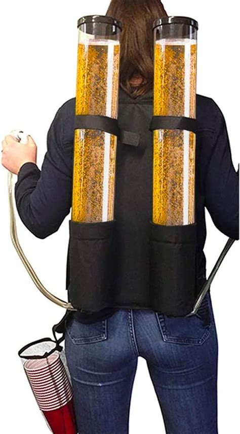 Risely Dispensador Bebidas Con Mochila Doble Tanque Dispensador Cerveza