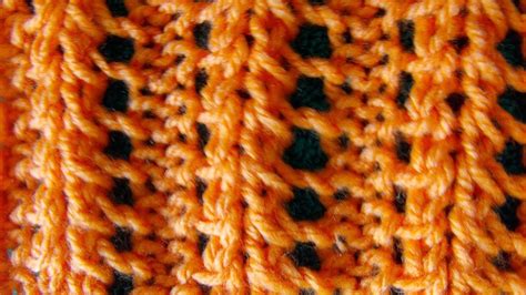 WZORY NA DRUTACH KNITTING STITCH PIONOWY AZUR YouTube