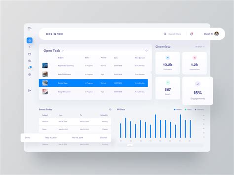 Crm Dashboard Ui Dashboard Ui Dashboard Design Ui Design Dashboard