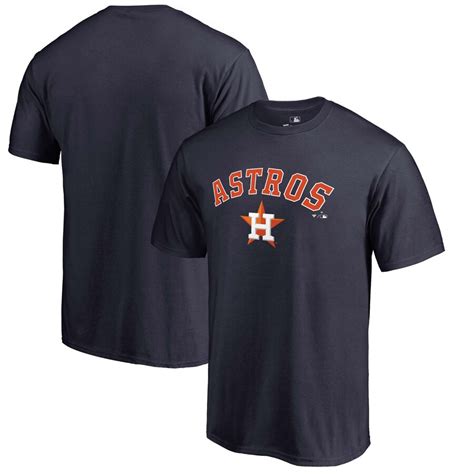 Men's Houston Astros Fanatics Branded Navy Wordmark Team Lockup T-Shirt