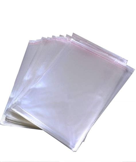 Self Seal Clear Cellophane Bags Resealable Plastic Bags Cm X Cm