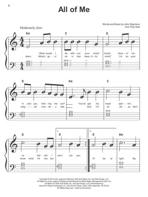 Pop Hits Instant Piano Songs Simple Sheet Music Audio Taylors